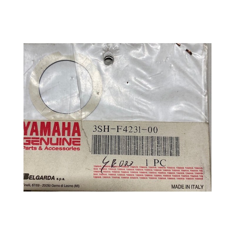 Targhetta rubinetto benzina Yamaha TT 600