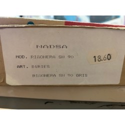 Schienalino bauletto Nadsa in poliuretano grigio SH 90