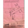 CAVALLETTO LATERALE CROMATO COMPLETO MBK OVETTO 50/ YAMAHA NEO'S 50