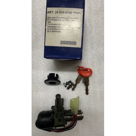 Set interruttori accensione, chiavi RMS 24 605 0100 per Malaguti F12, CR1