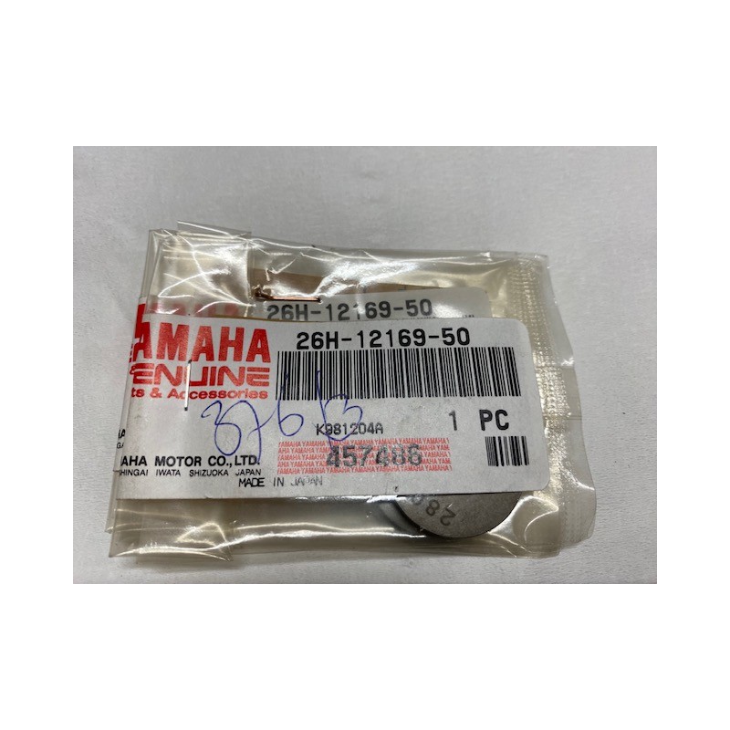 Pastiglia di regolazione originale Yamaha XJR 1300,Diversion, FJ, V-Max, TT, 26H-12169-50
